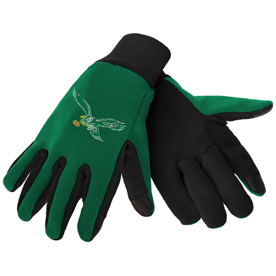 Philadelphia Eagles Retro Color Texting Gloves - 757 Sports Collectibles