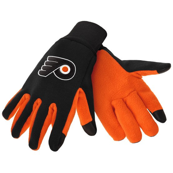 Philadelphia Flyers Black Texting Gloves - Sports Collectibles, Sports Memorabilia, Sports Fan Shop, Sports Gifts