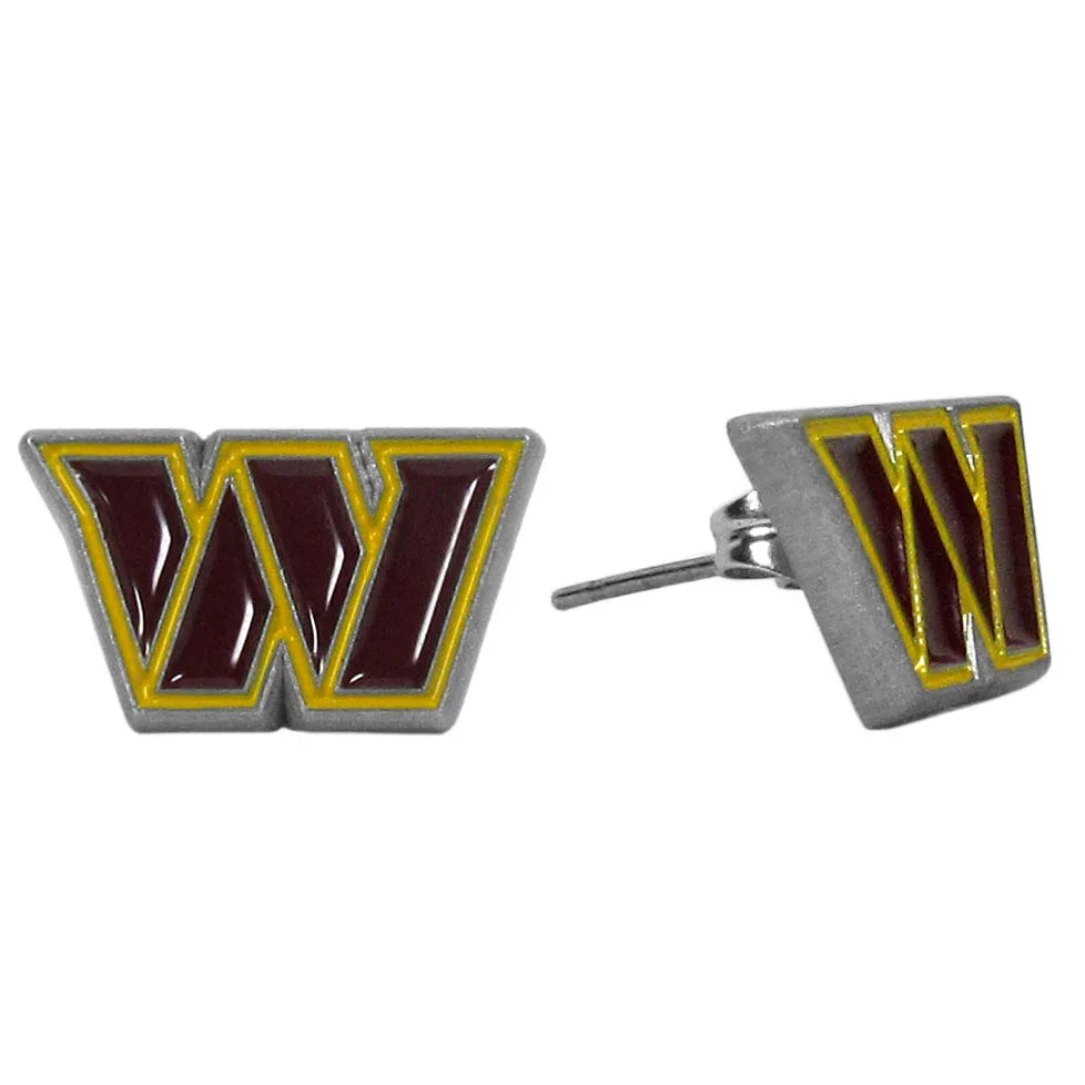 Washington Commanders Stud Earrings - Sports Collectibles, Sports Memorabilia, Sports Fan Shop, Sports Gifts