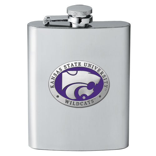 Kansas State University Flask - Sports Gifts, Sports Memorabilia, Sports Collectibles, Fan Shop