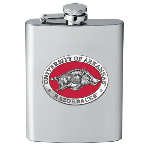 University of Arkansas Flask - Sports Gifts, Sports Memorabilia, Sports Collectibles, Fan Shop
