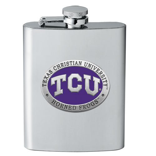 Texas Christian University Flat Canteen - Sports Gifts, Sports Memorabilia, Sports Collectibles, Fan Shop