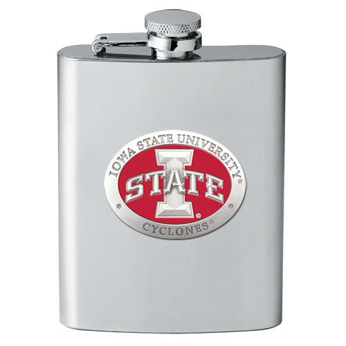 Iowa State University Flask - Sports Gifts, Sports Memorabilia, Sports Collectibles, Fan Shop