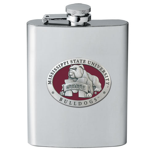 Mississippi State University Bulldogs Flask - Sports Collectibles, Sports Memorabilia, Sports Fan Shop, Sports Gifts