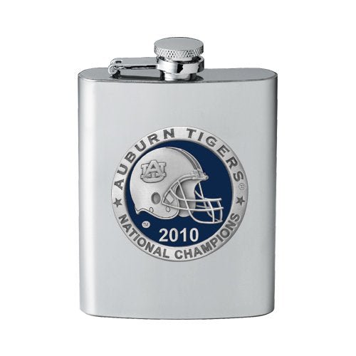 Auburn University National Champions 2010 Flask - Sports Gifts, Sports Memorabilia, Sports Collectibles, Fan Shop