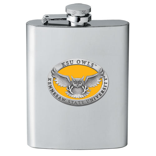 Kennesaw State University Flask - Sports Collectibles, Sports Memorabilia, Sports Fan Shop, Sports Gifts