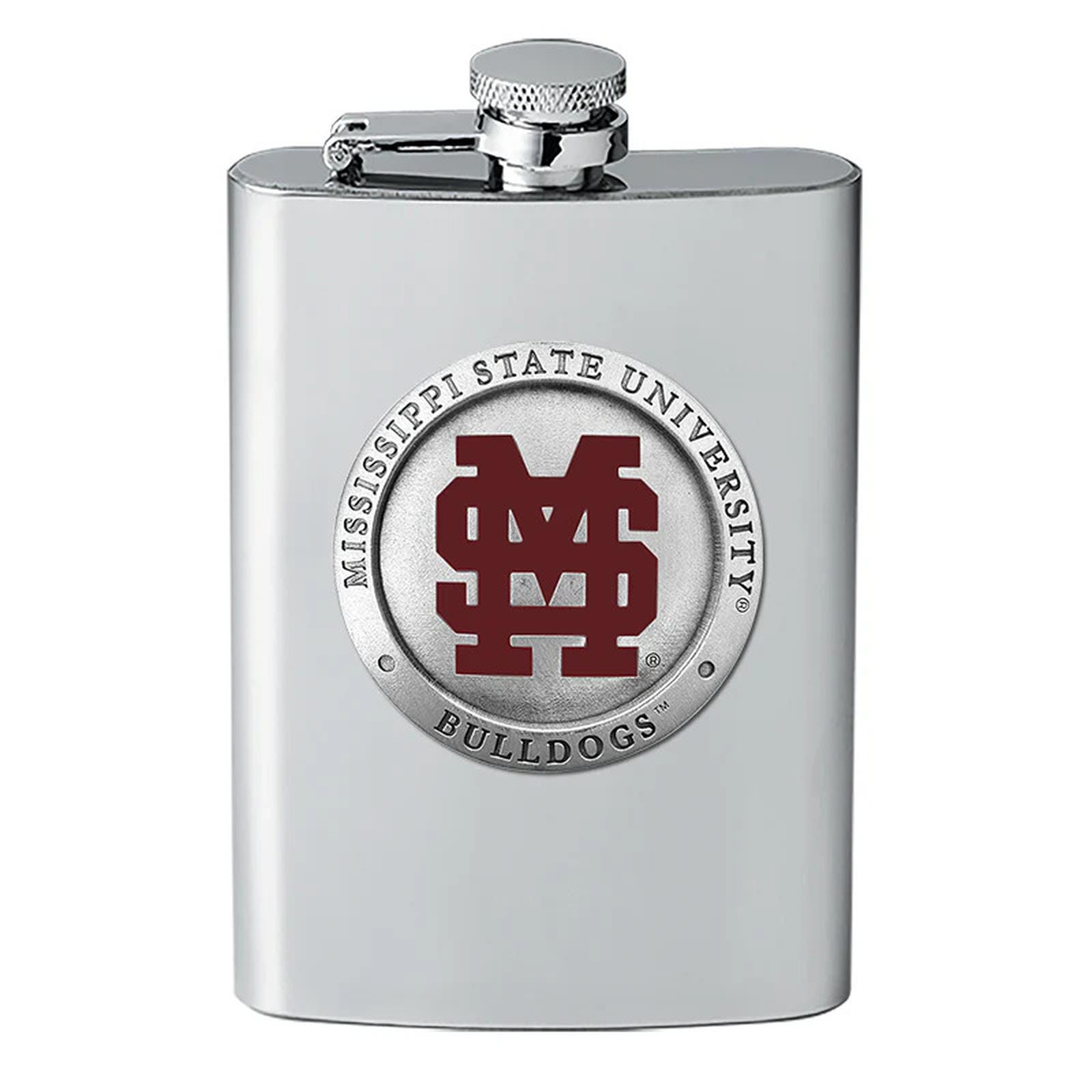 Mississippi State Baseball Logo Flask - Sports Gifts, Sports Memorabilia, Sports Collectibles, Fan Shop