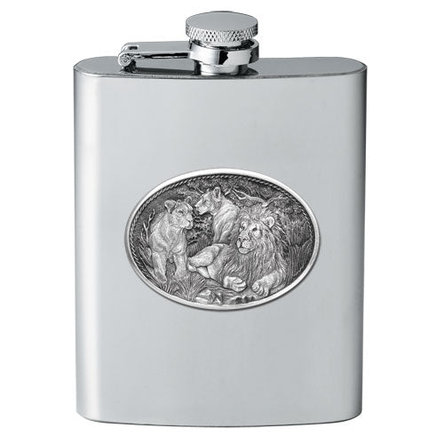 Lion Flask - Sports Collectibles, Sports Memorabilia, Sports Fan Shop, Sports Gifts