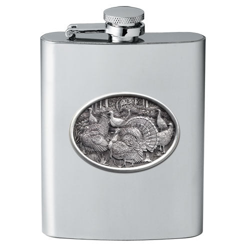 Turkeys Flask - Sports Collectibles, Sports Memorabilia, Sports Fan Shop, Sports Gifts