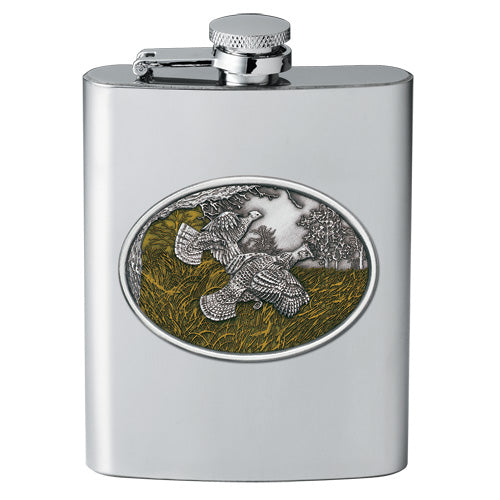Ruffed Grouse Flask - Sports Collectibles, Sports Memorabilia, Sports Fan Shop, Sports Gifts