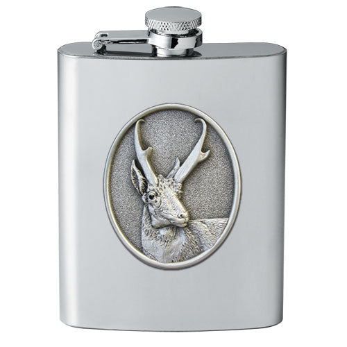 Antelope Flask - Sports Collectibles, Sports Memorabilia, Sports Fan Shop, Sports Gifts