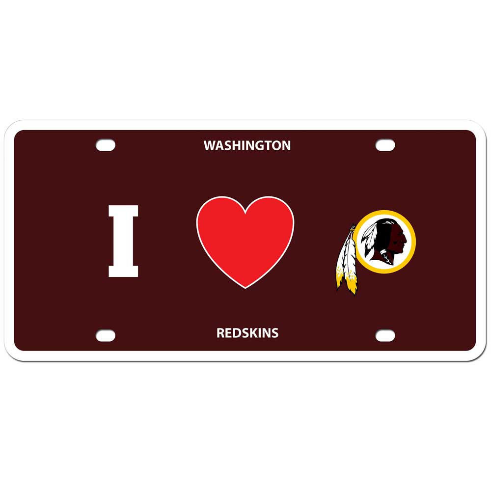 Washington Commanders Styrene License Plate