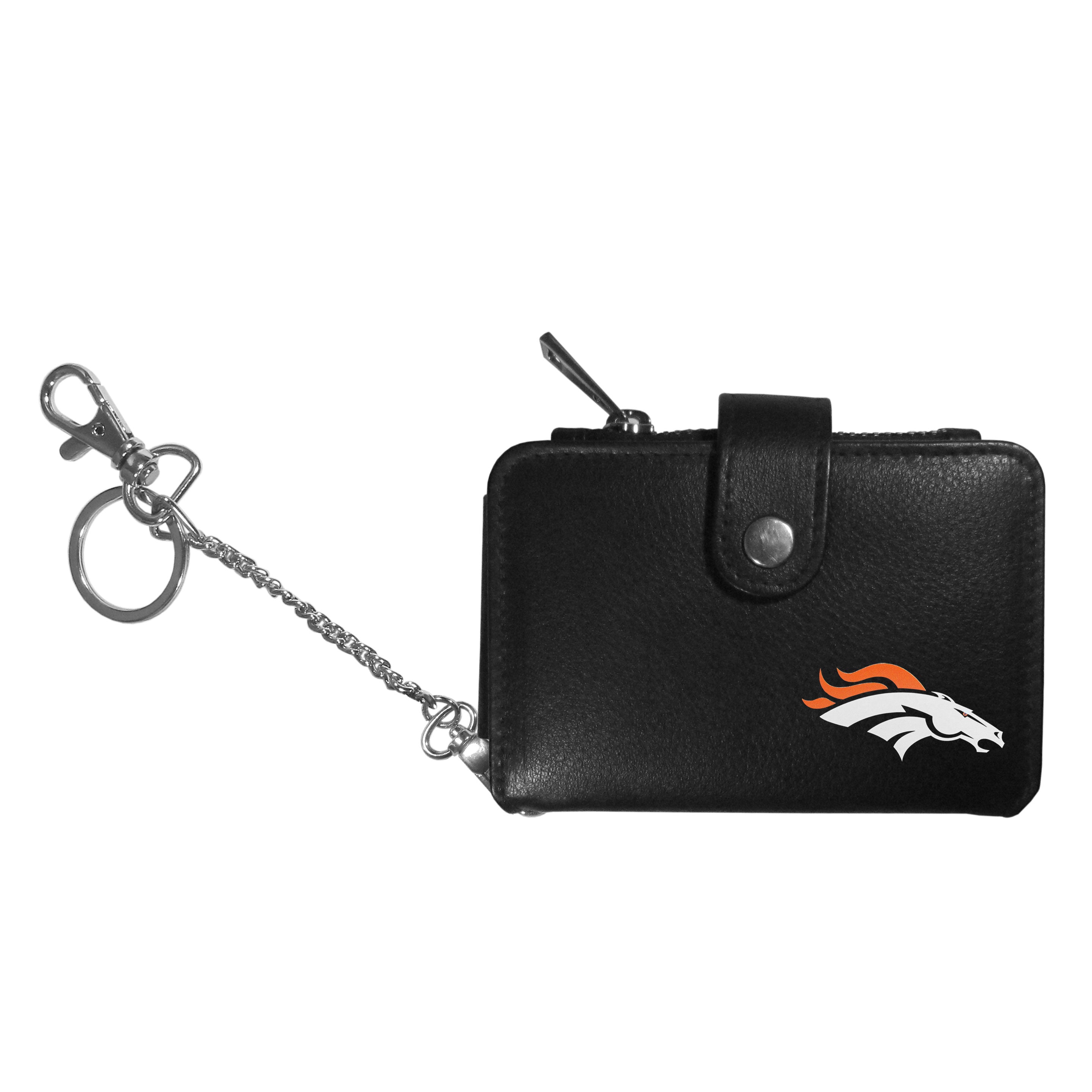 Denver Broncos Women's Leather Weekender Wallet