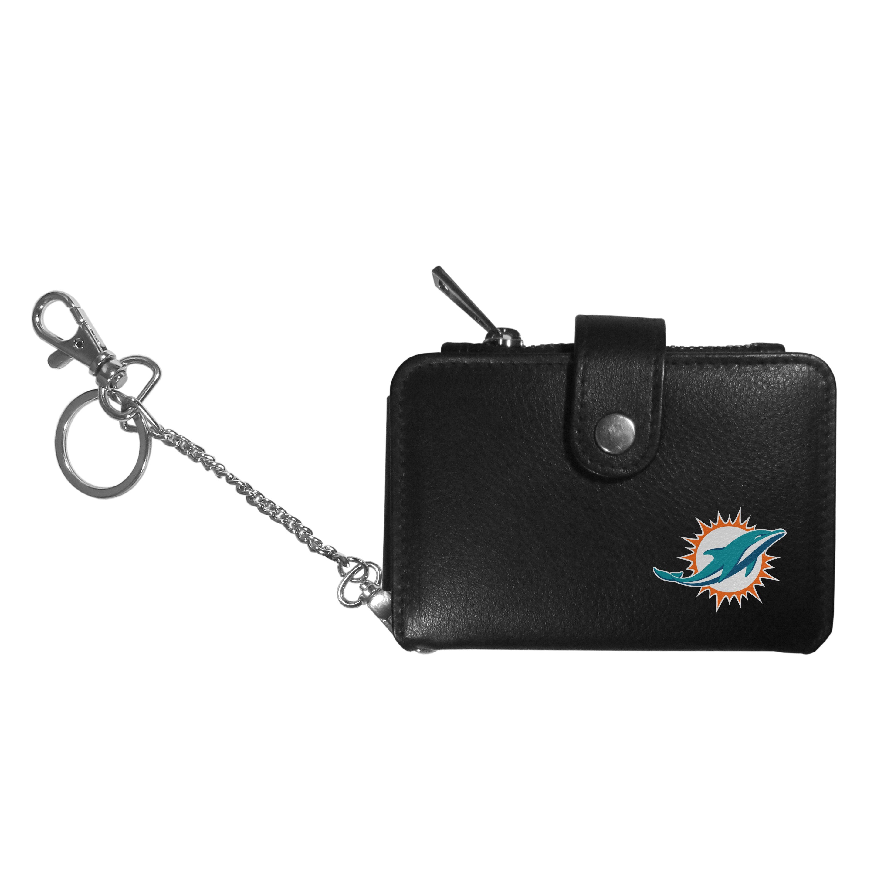 Miami Dolphins Women's Leather Weekender Wallet