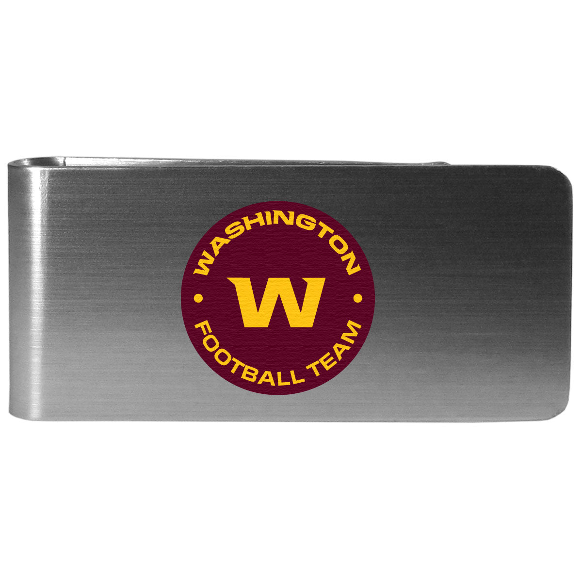 Washington Commanders Steel Money Clip, Logo - Sports Collectibles, Sports Memorabilia, Sports Fan Shop, Sports Gifts