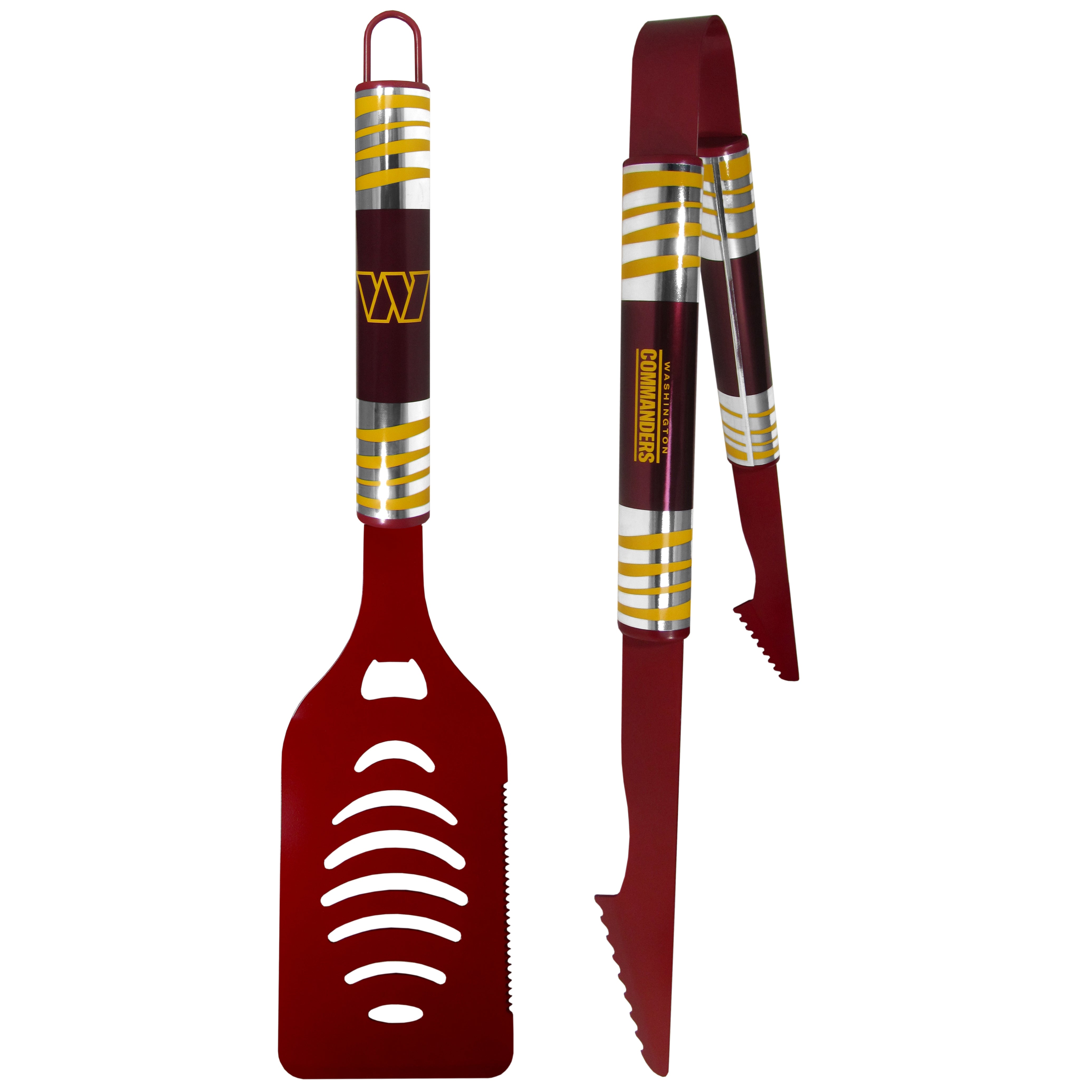 Washington Commanders 2 pc Color Tailgate BBQ Set - Sports Collectibles, Sports Memorabilia, Sports Fan Shop, Sports Gifts