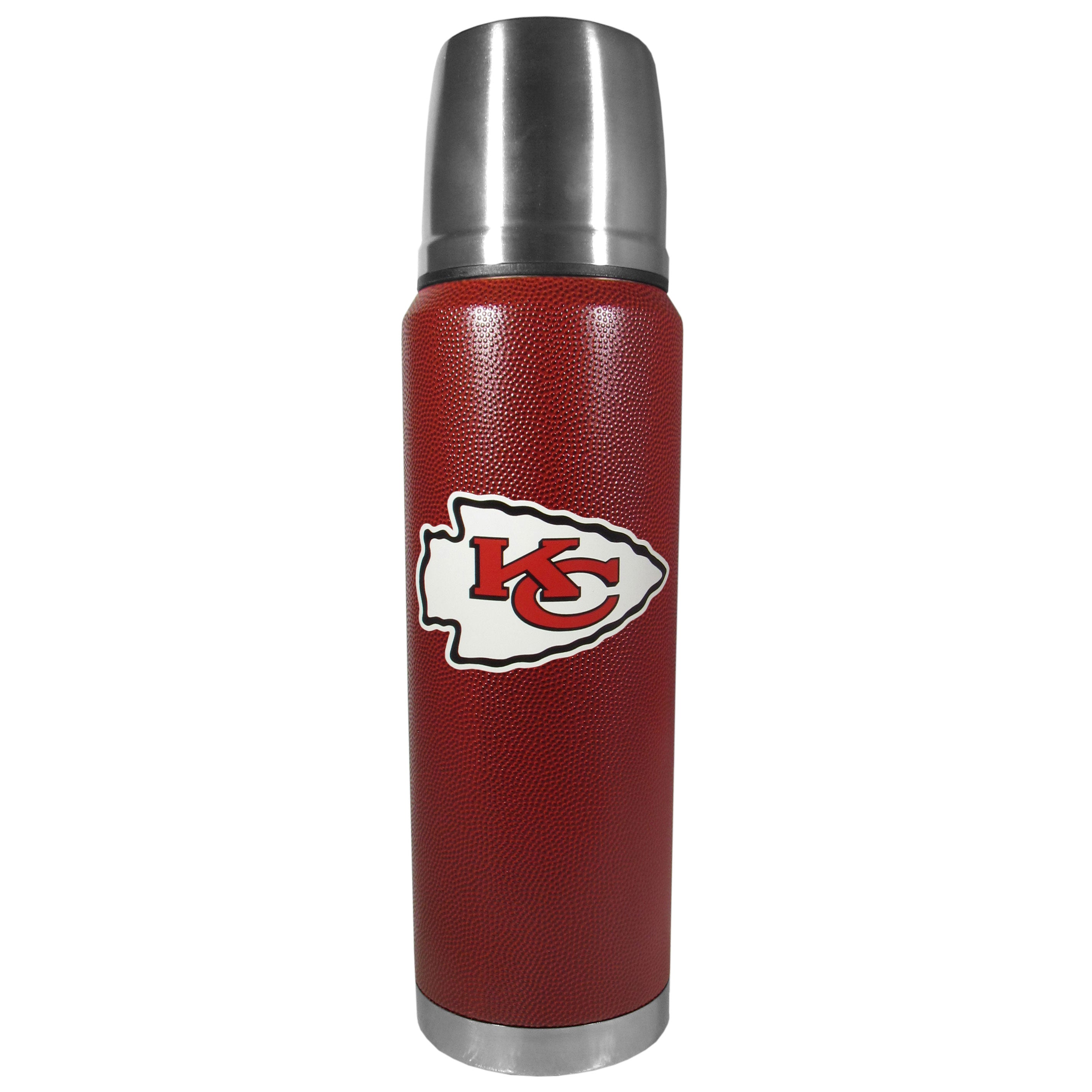 Kansas City Chiefs Football Texture Thermos