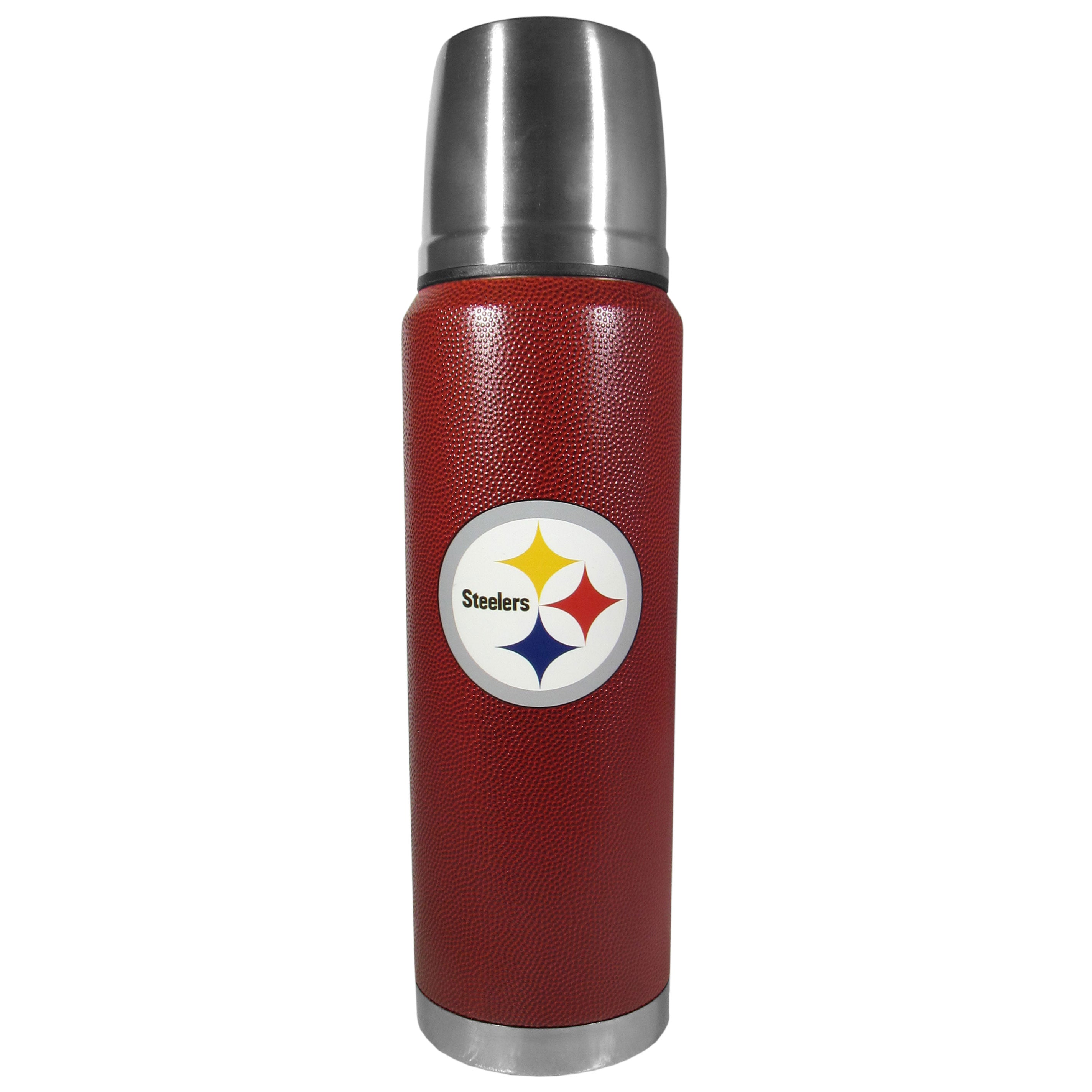 Pittsburgh Steelers Football Texture Thermos