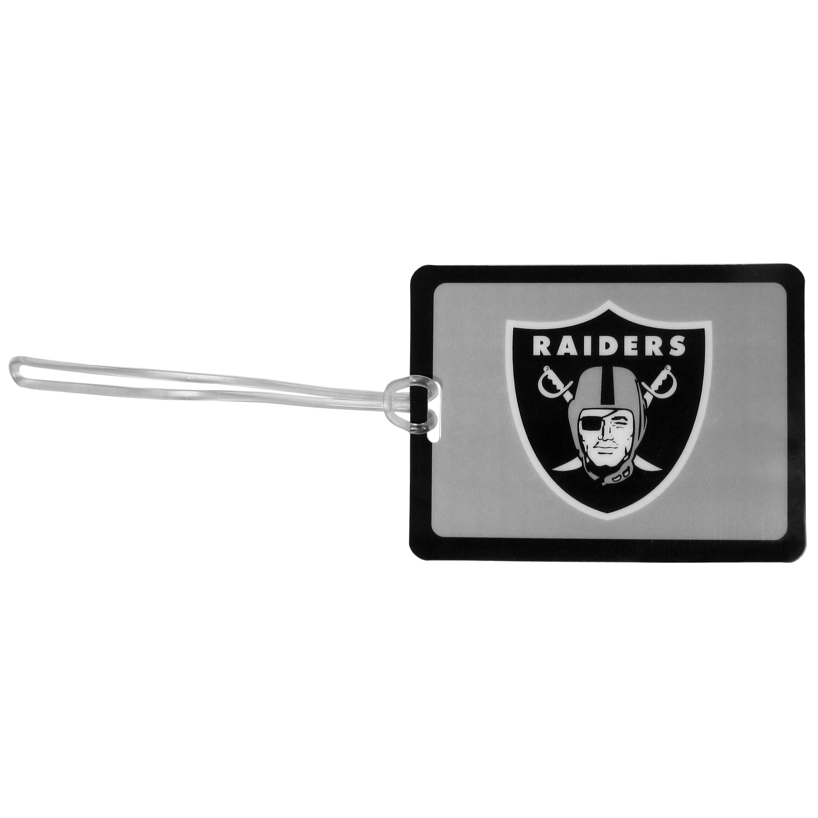 Las Vegas Raiders Vinyl Luggage Tag