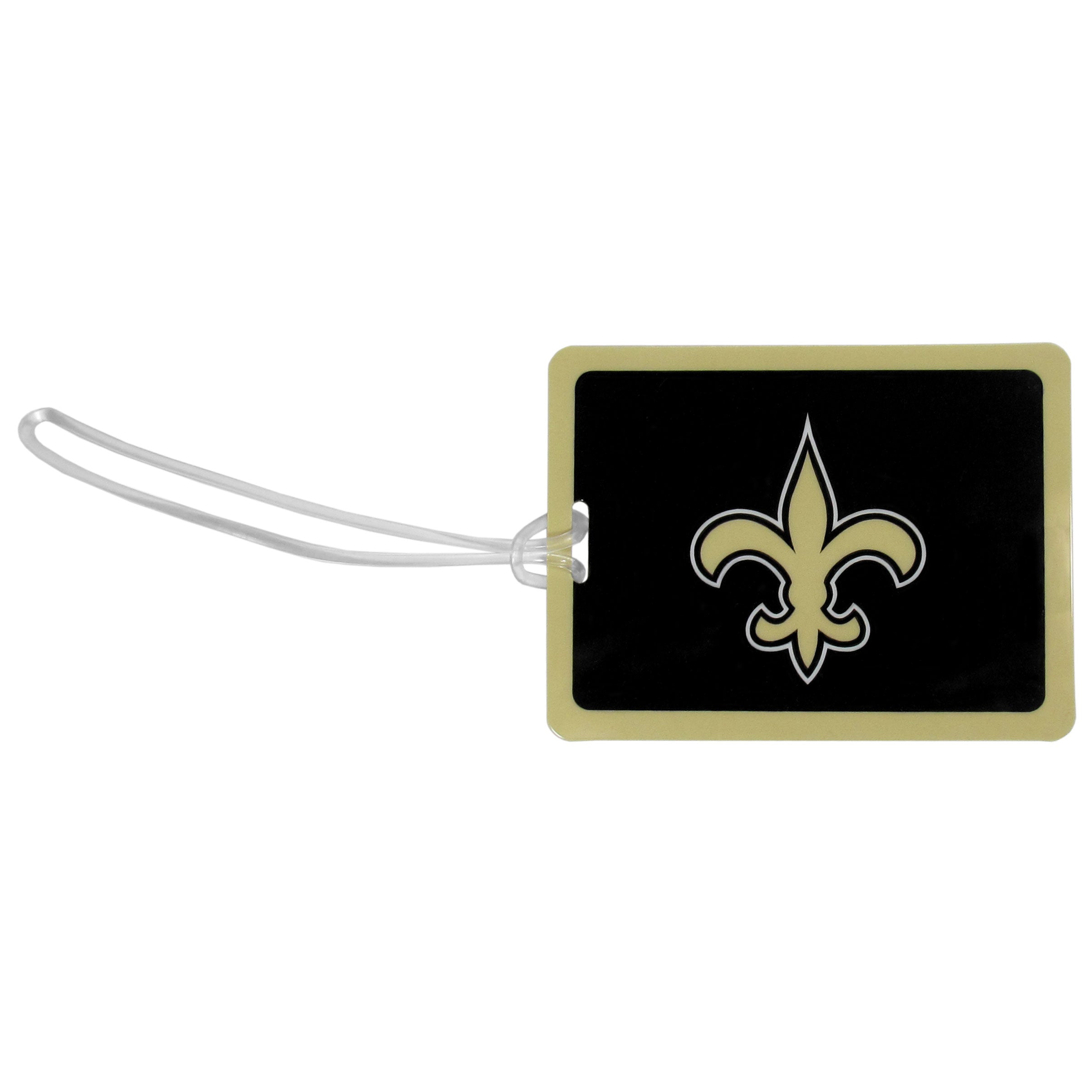 New Orleans Saints Vinyl Luggage Tag