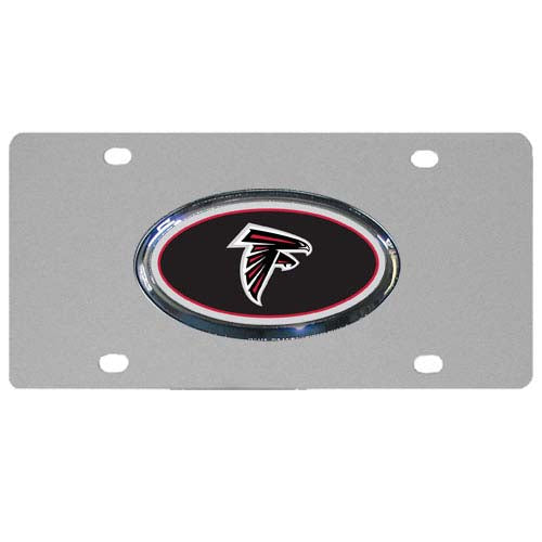 Atlanta Falcons Steel License Plate, Dome