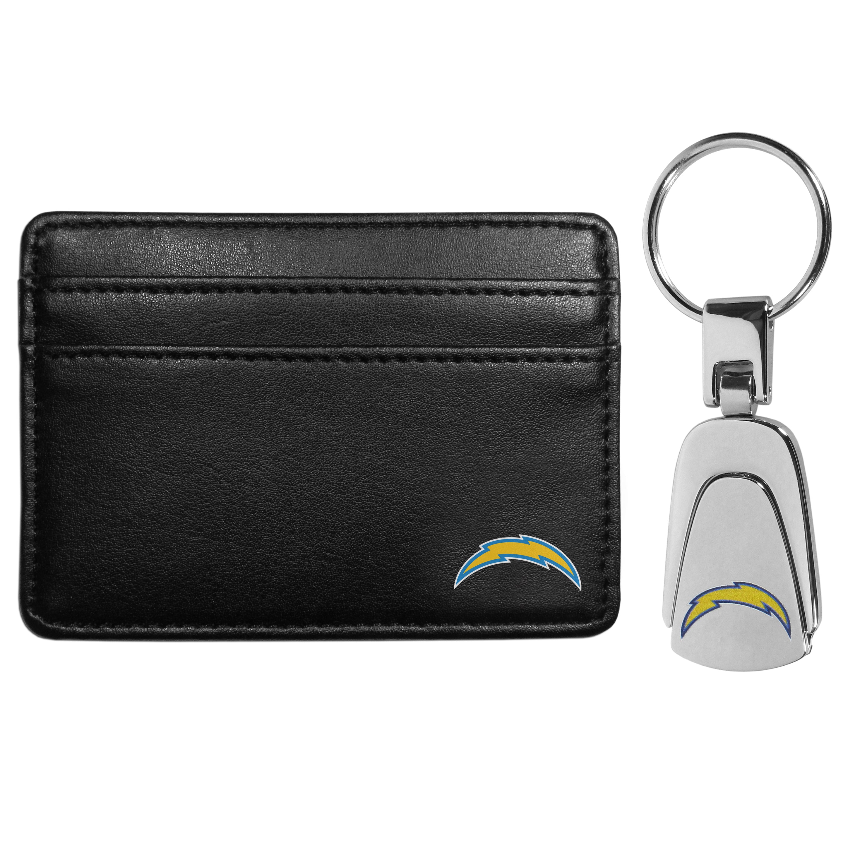 Los Angeles Chargers Weekend Wallet & Steel Key Chain