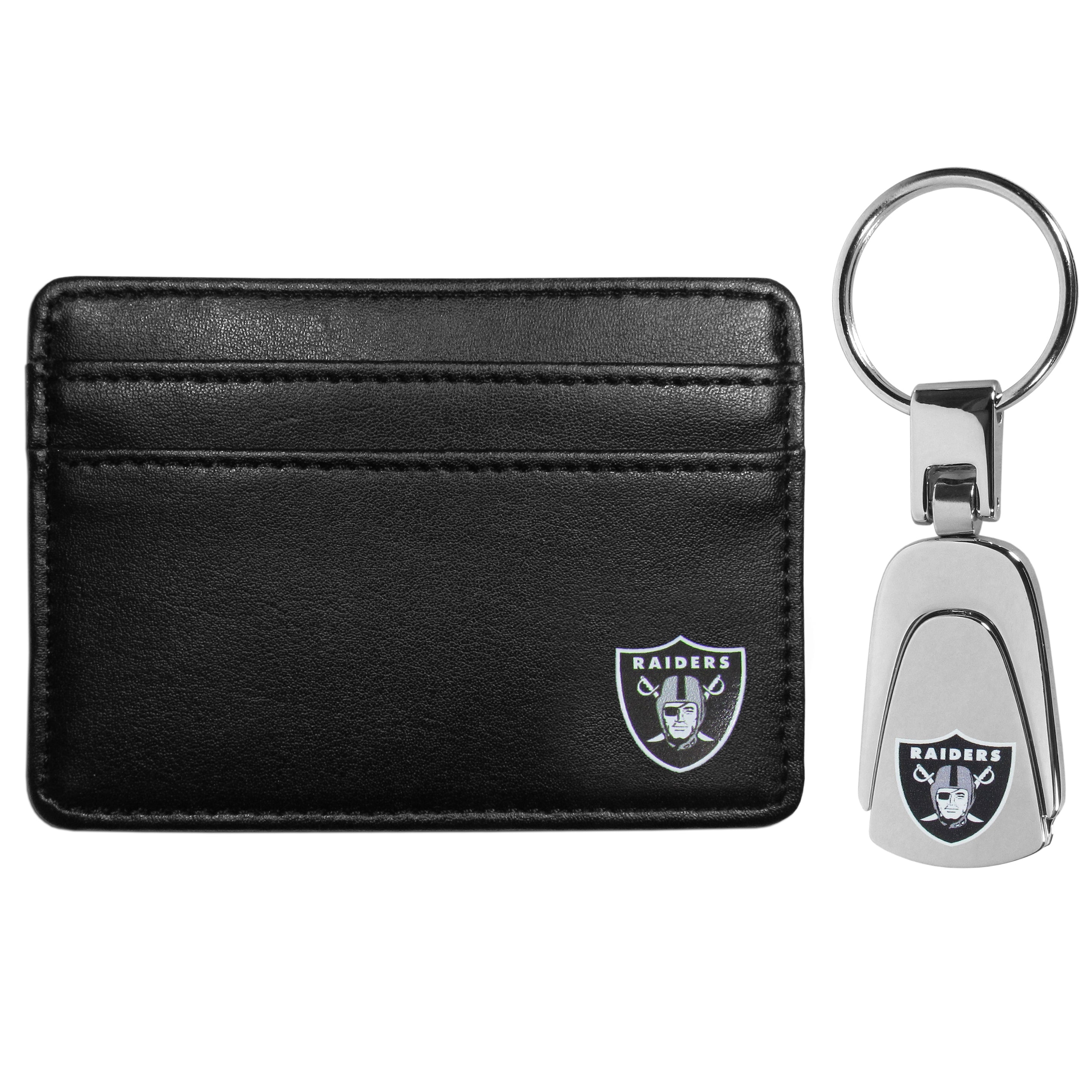 Las Vegas Raiders Weekend Wallet & Steel Key Chain