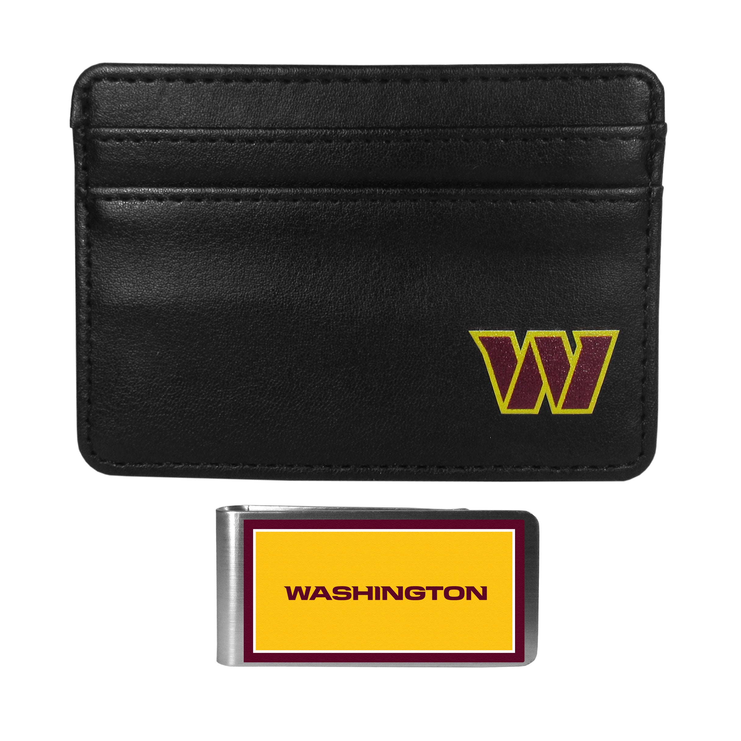 Washington Commanders Weekend Wallet & Color Money Clip - Sports Collectibles, Sports Memorabilia, Sports Fan Shop, Sports Gifts
