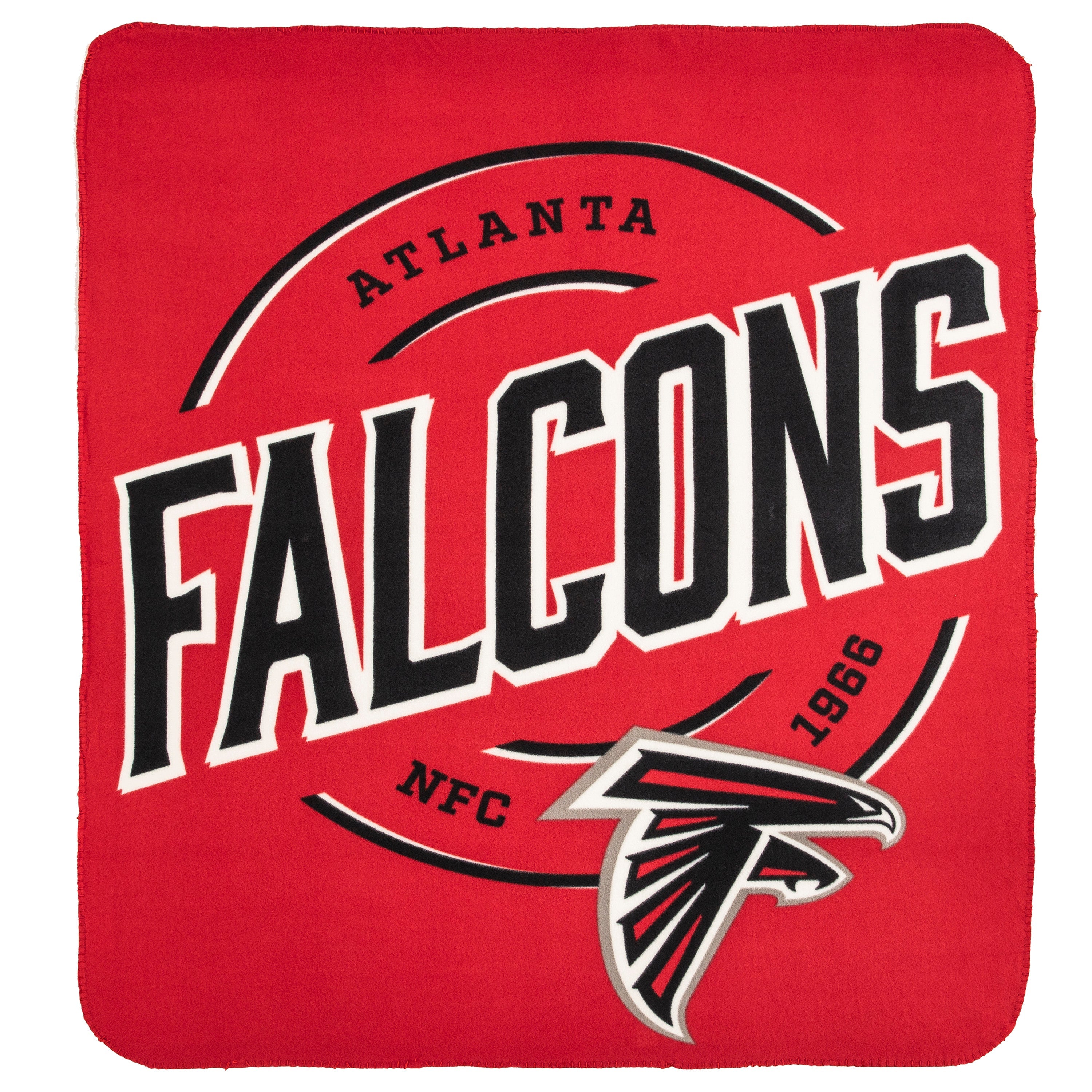 Atlanta Falcons 50" x 60" Campaign Fleece Blanket - Sports Collectibles, Sports Memorabilia, Sports Fan Shop, Sports Gifts