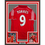 Framed Autographed/Signed Fernando Torres 35x39 Liverpool Red Soccer Jersey Beckett BAS COA