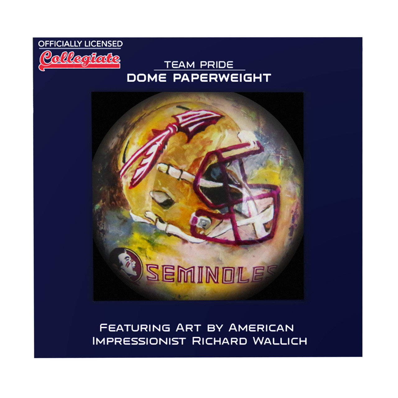 Florida State Seminoles Paperweight Domed - Sports Collectibles, Sports Memorabilia, Sports Fan Shop, Sports Gifts