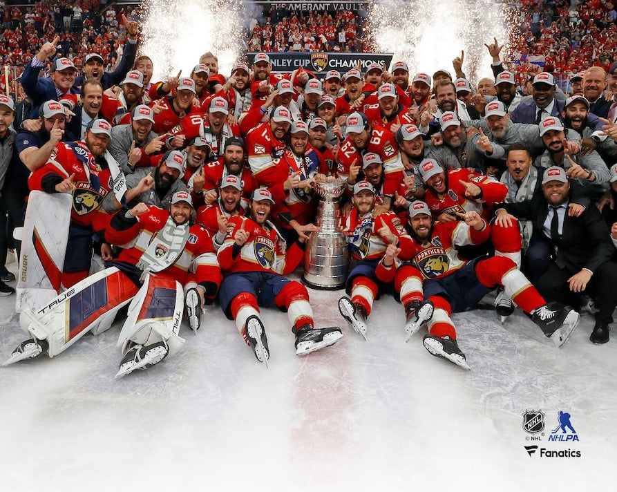 Florida Panthers 2024 Stanley Cup Champions Team Celebration 8" x 10" Hockey Photo - Sports Collectibles, Sports Memorabilia, Sports Fan Shop, Sports Gifts
