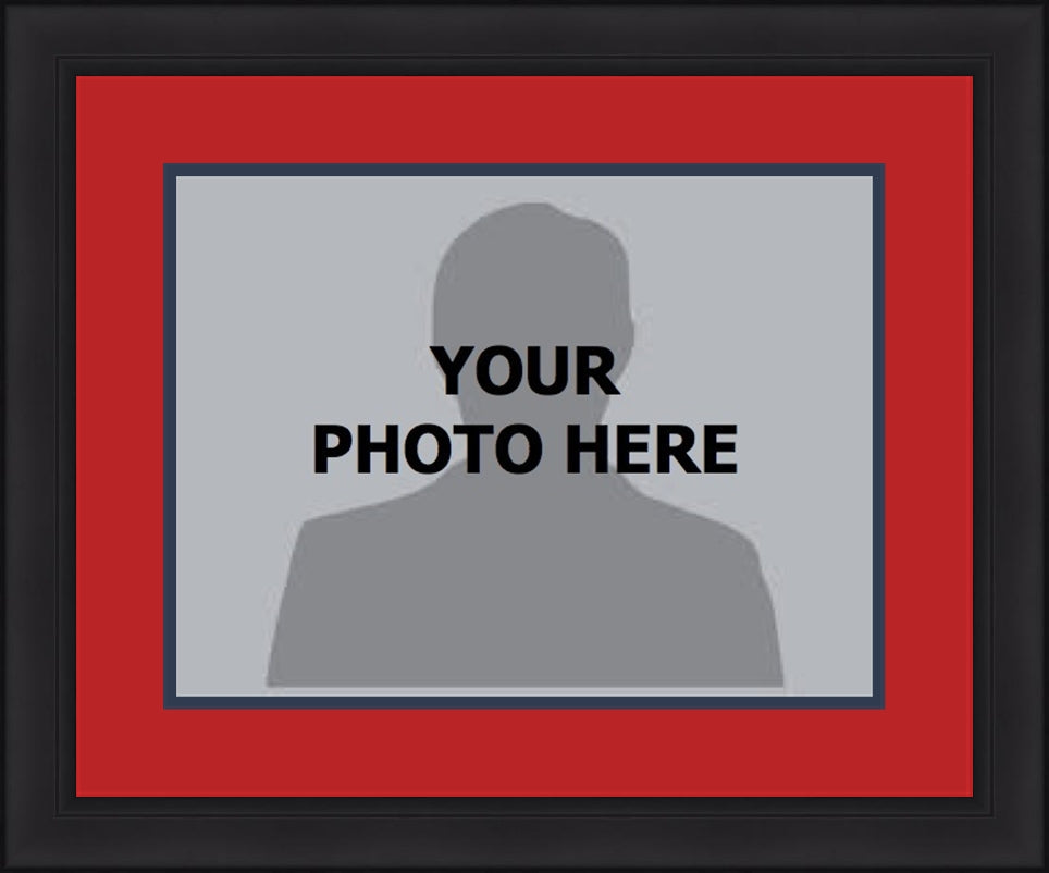 NHL Hockey Photo Picture Frame Kit - Florida Panthers (Red Matting, Navy Trim) - Sports Collectibles, Sports Memorabilia, Sports Fan Shop, Sports Gifts