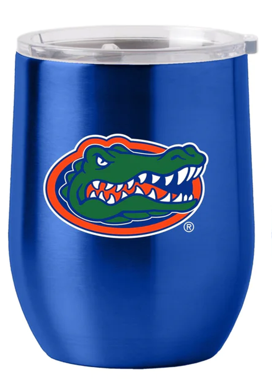Florida Gators Travel Tumbler 16oz Stainless Steel Curved - Sports Collectibles, Sports Memorabilia, Sports Fan Shop, Sports Gifts
