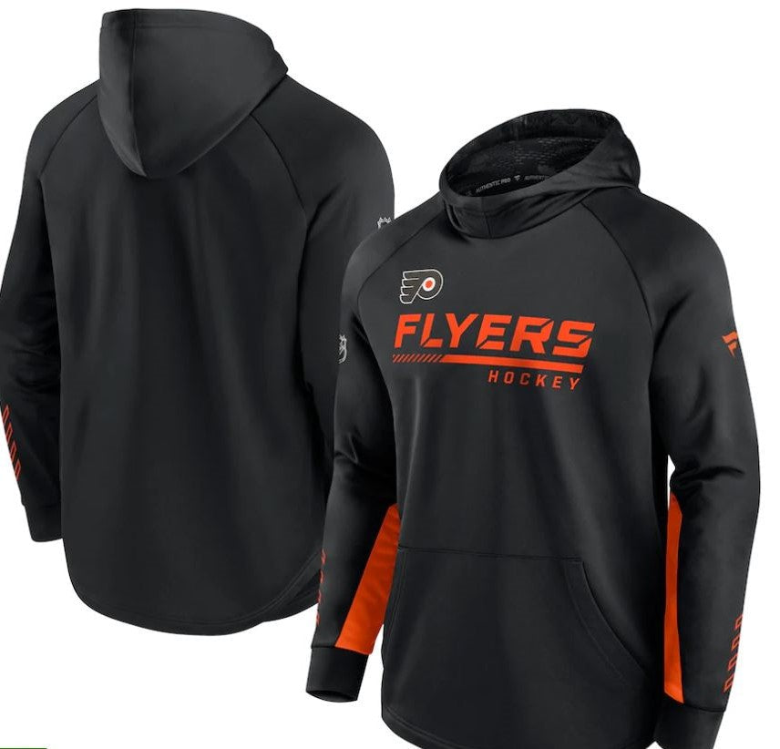 Philadelphia Flyers Authentic Pro Locker Room Raglan Hoodie - Sports Collectibles, Sports Memorabilia, Sports Fan Shop, Sports Gifts