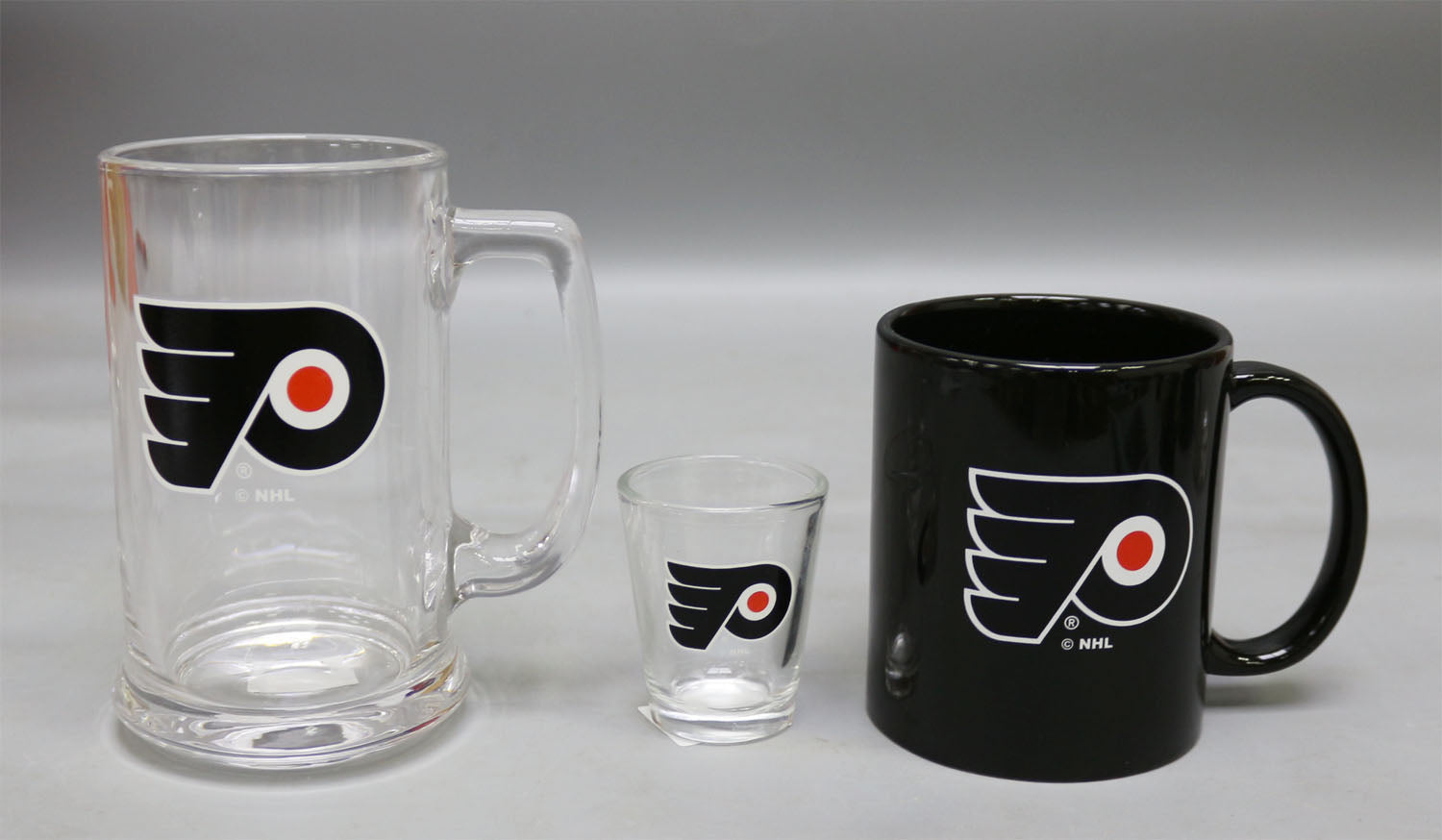 Philadelphia Flyers 3-Piece Glassware Gift Set - Sports Collectibles, Sports Memorabilia, Sports Fan Shop, Sports Gifts