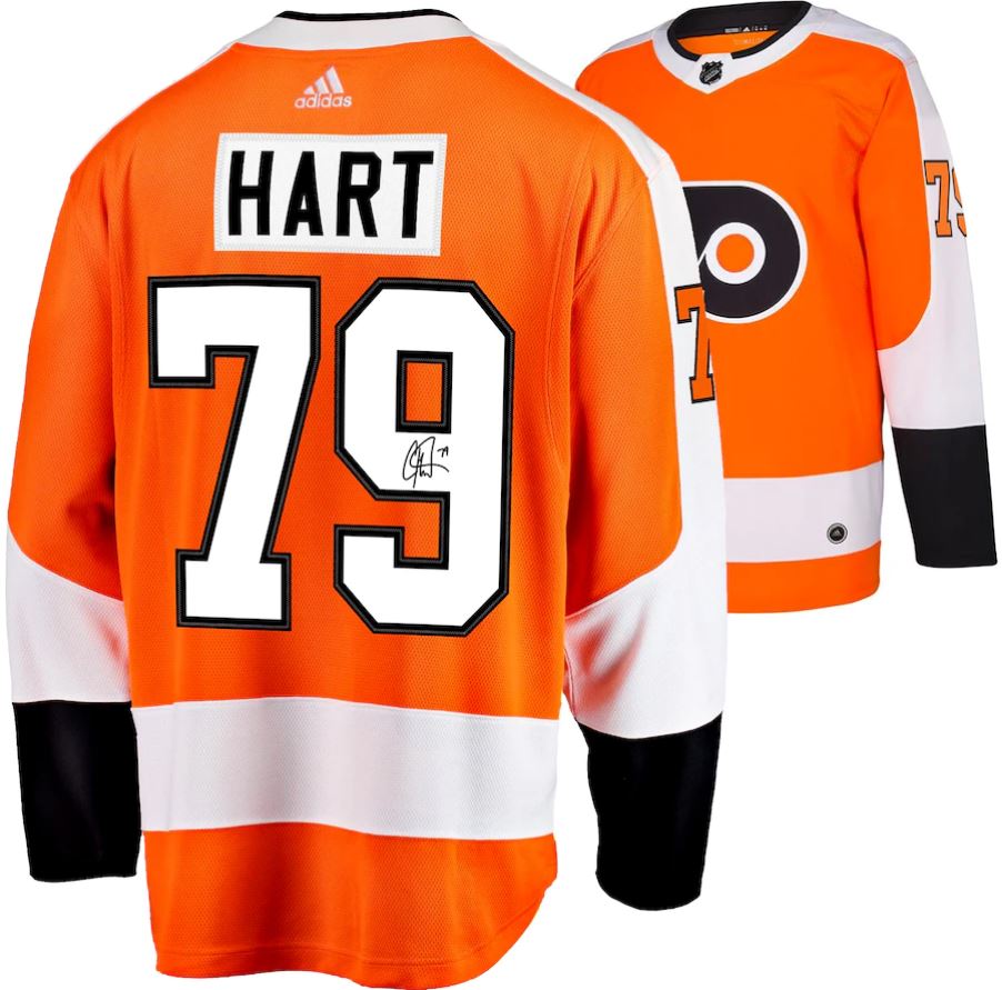 Carter Hart Philadelphia Flyers Autographed Hockey Breakaway Player Jersey - JSA Authenticated - Sports Collectibles, Sports Memorabilia, Sports Fan Shop, Sports Gifts