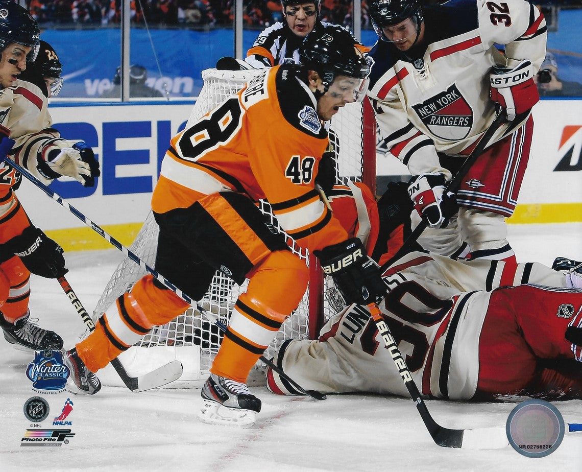 Daniel Briere 2012 Winter Classic Philadelphia Flyers 8" x 10" Hockey Photo - Sports Collectibles, Sports Memorabilia, Sports Fan Shop, Sports Gifts