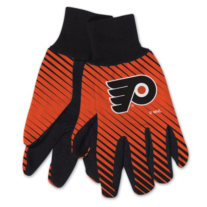 Philadelphia Flyers Adult Two-Tone Gloves - Sports Collectibles, Sports Memorabilia, Sports Fan Shop, Sports Gifts