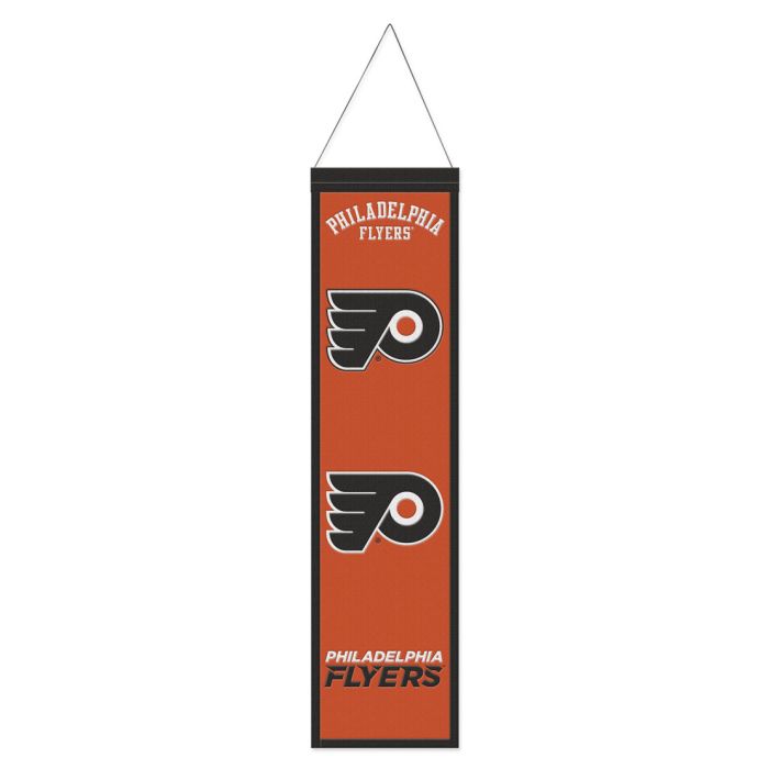 Philadelphia Flyers 8" x 32" Wool Banner - Sports Collectibles, Sports Memorabilia, Sports Fan Shop, Sports Gifts