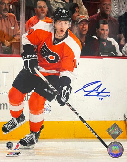 Sean Couturier in Action Philadelphia Flyers Autographed 8" x 10" Hockey Photo - Sports Collectibles, Sports Memorabilia, Sports Fan Shop, Sports Gifts