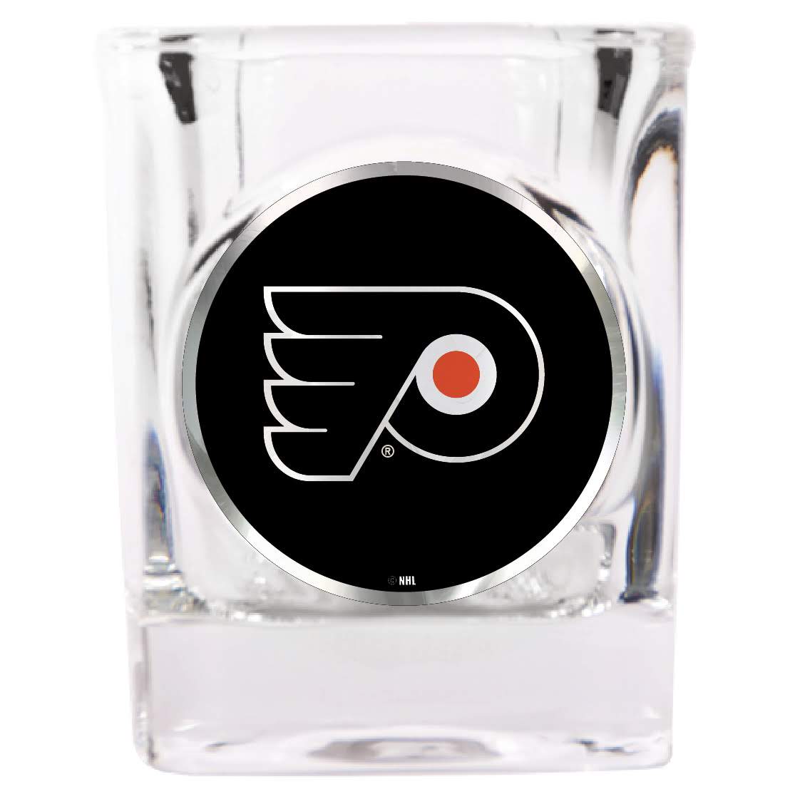Philadelphia Flyers Square Shot Glass - Sports Collectibles, Sports Memorabilia, Sports Fan Shop, Sports Gifts