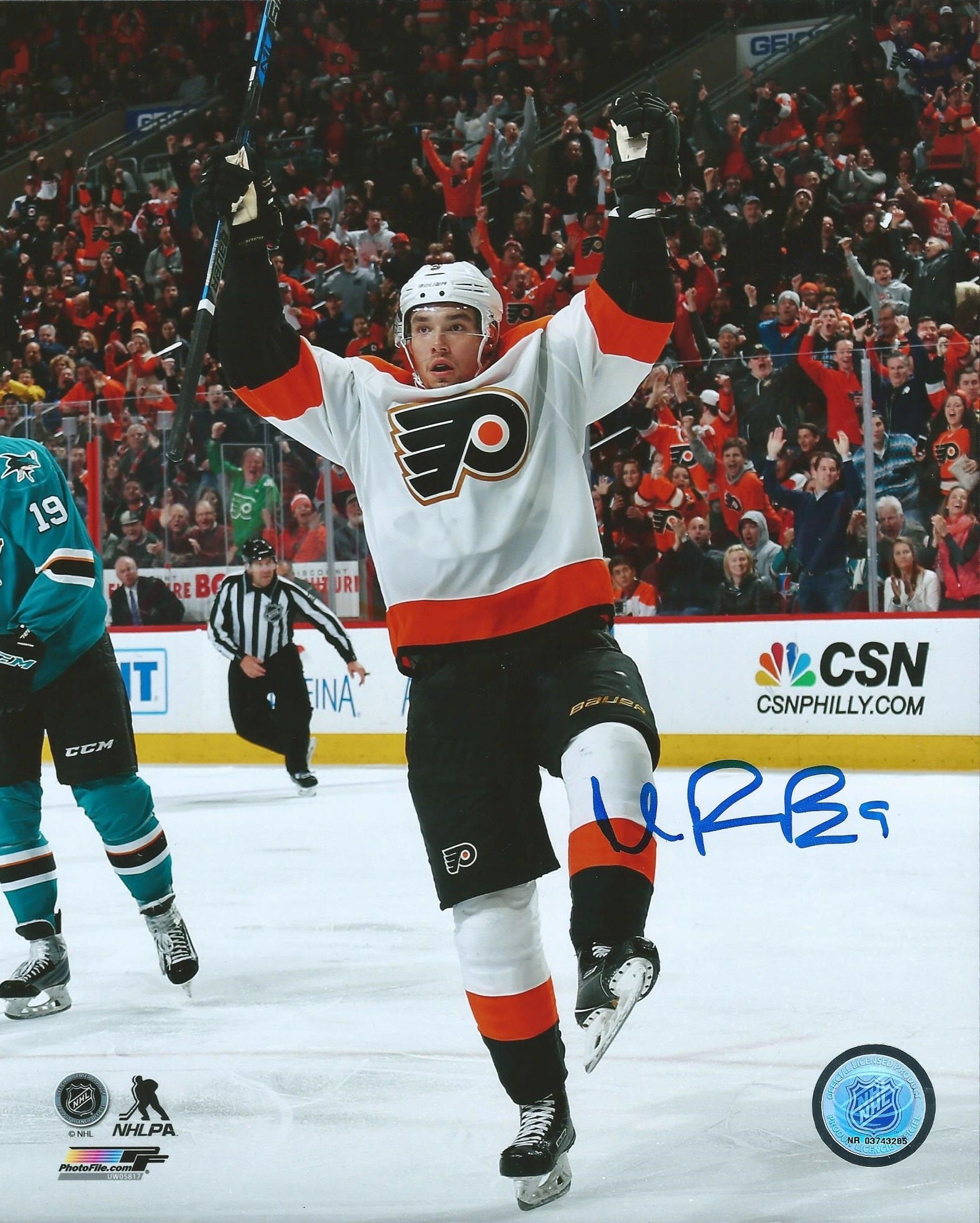 Ivan Provorov Philadelphia Flyers Celebration Autographed 16" x 20" Hockey Photo - Sports Collectibles, Sports Memorabilia, Sports Fan Shop, Sports Gifts