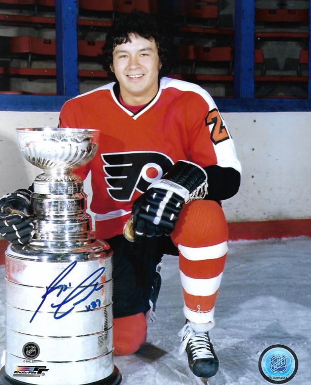 Reggie Leach Philadelphia Flyers Stanley Cup Autographed NHL Hockey 8" x 10" Photo - Sports Collectibles, Sports Memorabilia, Sports Fan Shop, Sports Gifts