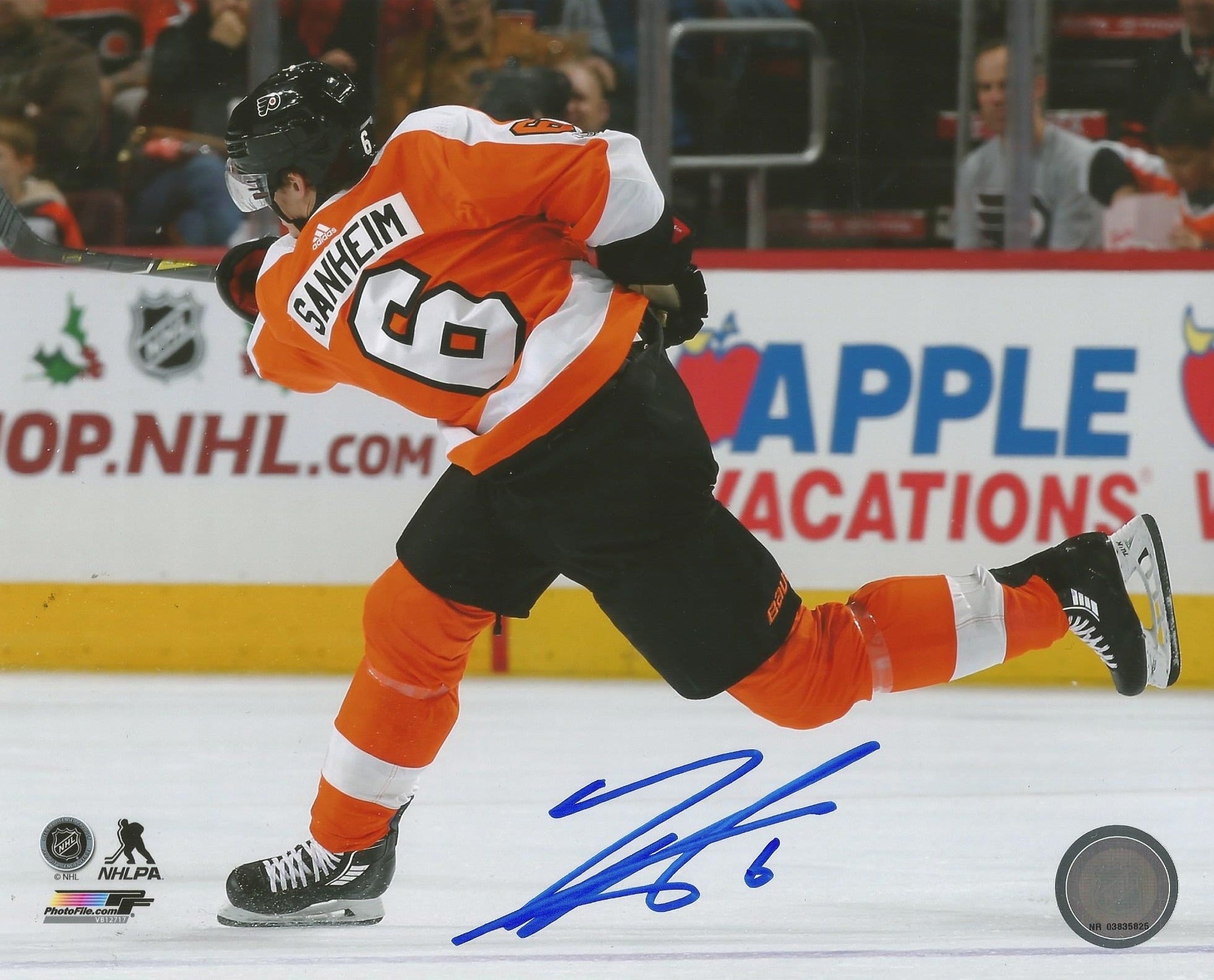 Travis Sanheim Shoot Autographed Philadelphia Flyers Hockey Photo - Sports Collectibles, Sports Memorabilia, Sports Fan Shop, Sports Gifts