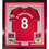 Framed Autographed/Signed Bruno Fernandes 35x39 Manchester United Red Soccer Jersey Beckett BAS COA