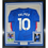 Framed Autographed/Signed Cole Palmer 35x39 Chelsea FC Blue Soccer Futbol Jersey Beckett BAS COA