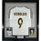 Framed Autographed/Signed Ronaldo Nazario 35x39 Real Madrid White Soccer Jersey Beckett BAS COA