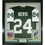 Framed Autographed/Signed Darrelle Revis 35x39 New York Green Football Jersey Beckett BAS COA