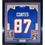 Framed Autographed/Signed Ben Coates 35x39 New England Blue Football Jersey Beckett BAS COA